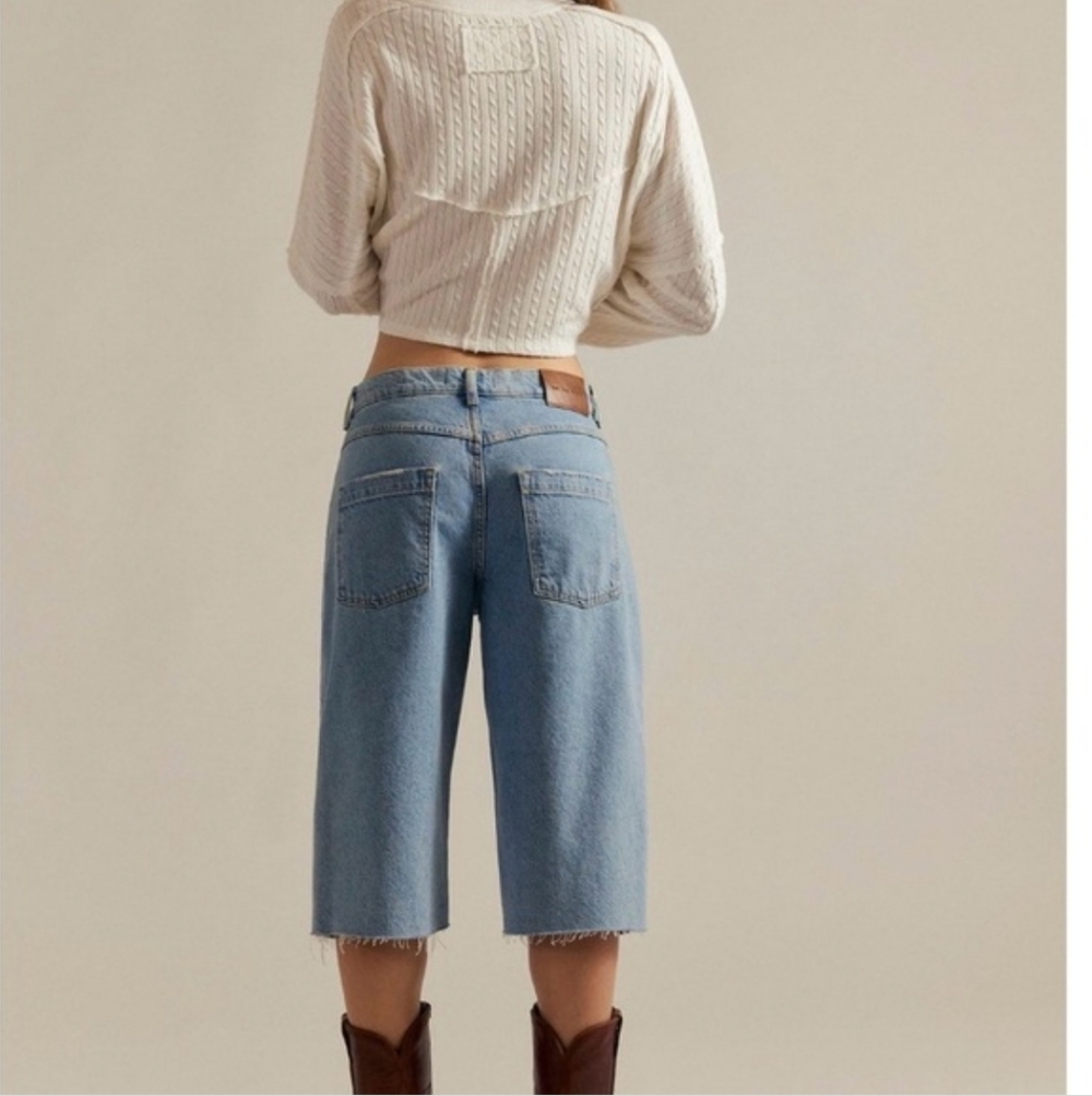 Free People We The Free Jam Session Relaxed Capri Light Jeans - Picture 5 of 15